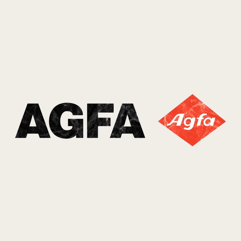 Vintage Agfa Photography Brand Logo Design Bucket Hat
