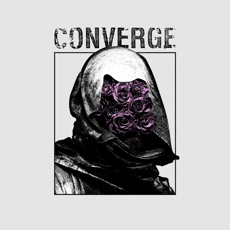 Converge Rose Killer III Purple Female Pullover Hoodie