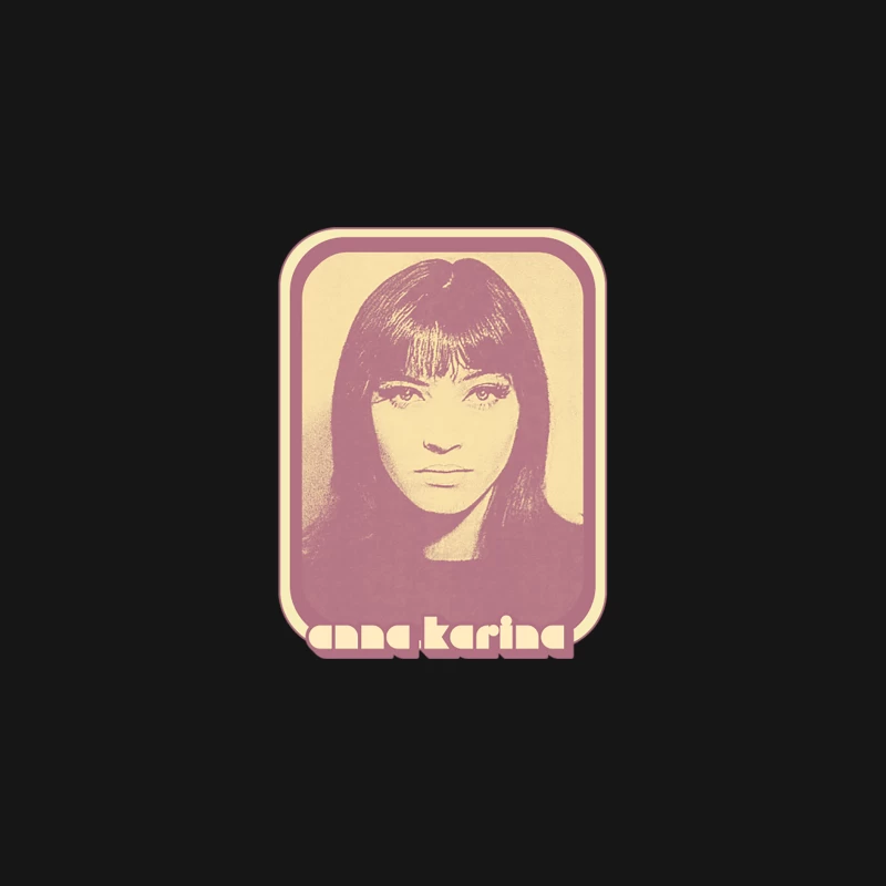 Anna Karina  60s Retro Nouvelle Vague Desk Mat