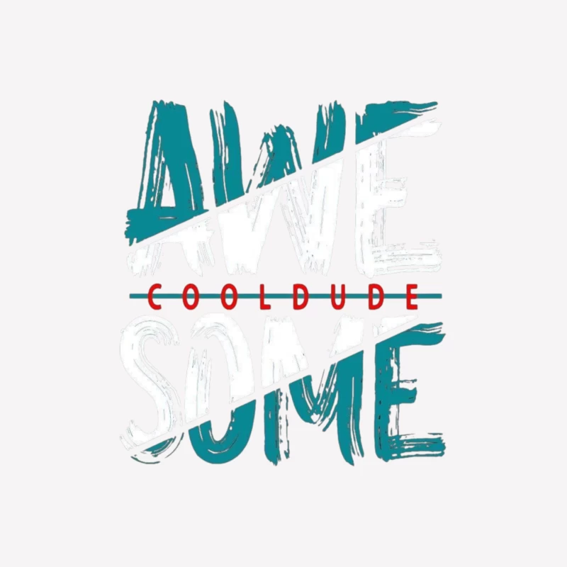 Awesome Cool Dude Graphic Male T-Shirt