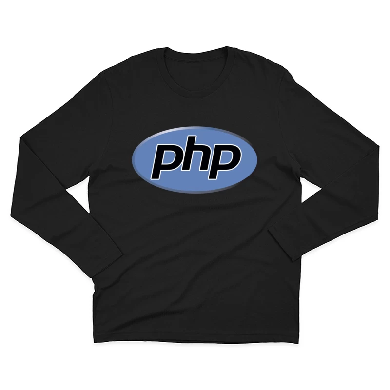 PHP Programming Language Logo Male Long Sleeve T-Shirt