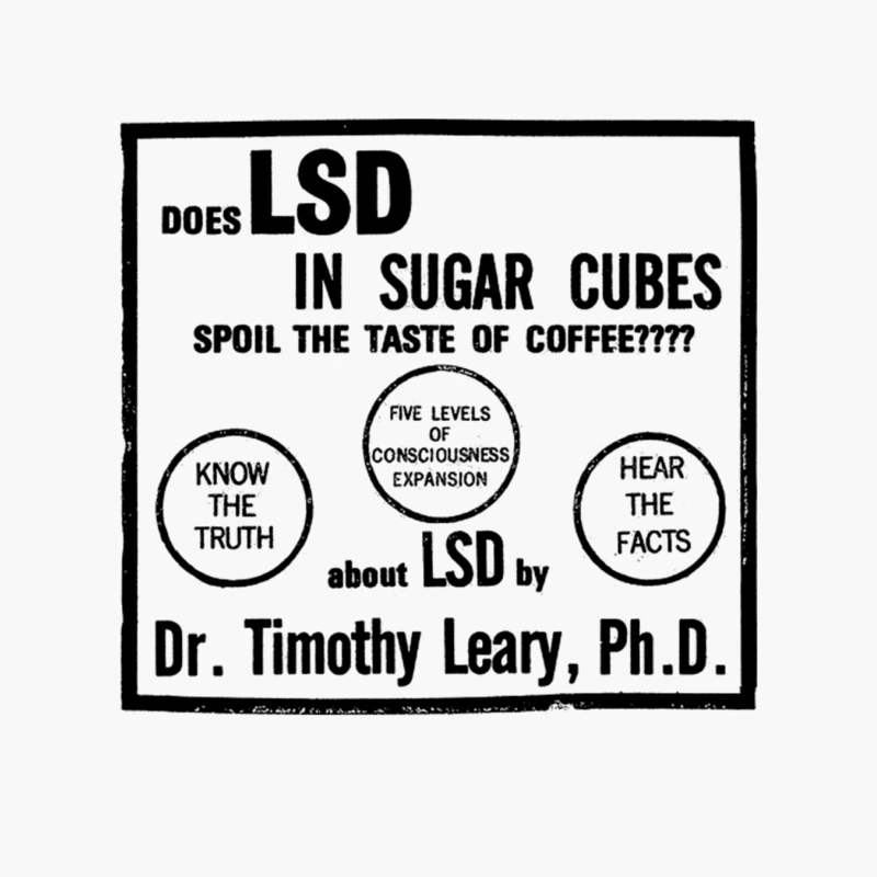 _Does LSD In Sugarcubes Spoil The Taste Of Coffee_ Timothy Leary Cotton Tote Bag