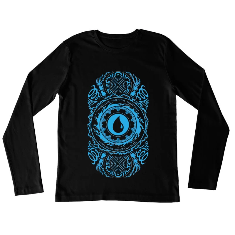 Logical Essence: The Precision Within Female Long Sleeve T-Shirt