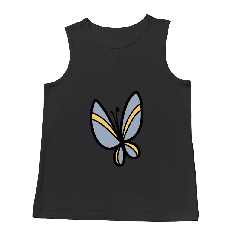 Papillon stylisé aux ailes colorées Homme Débardeur