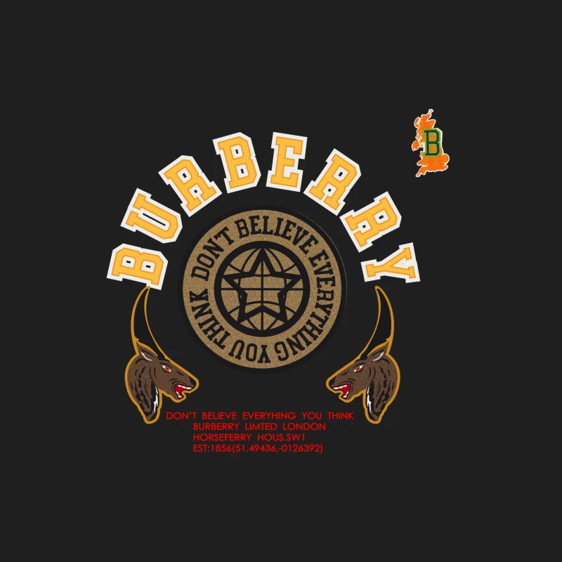 Burberry Grafikdesign mit Stierköpfen Herren Tanktops