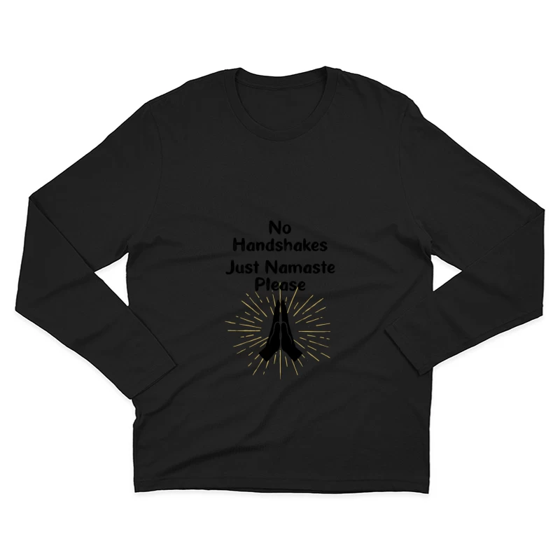 Explosion d'étoiles dorées Homme Manches Longues T-Shirt