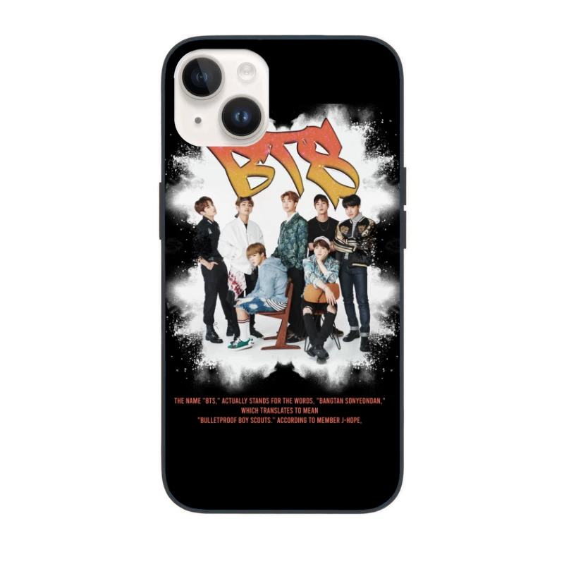 BTS: Popular K-Pop Boy Band from South Korea iPhone Case