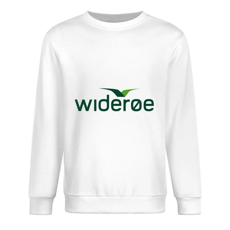 Wideroe Airlines Green Bird Logo Design Male Pullover Sweatshirt