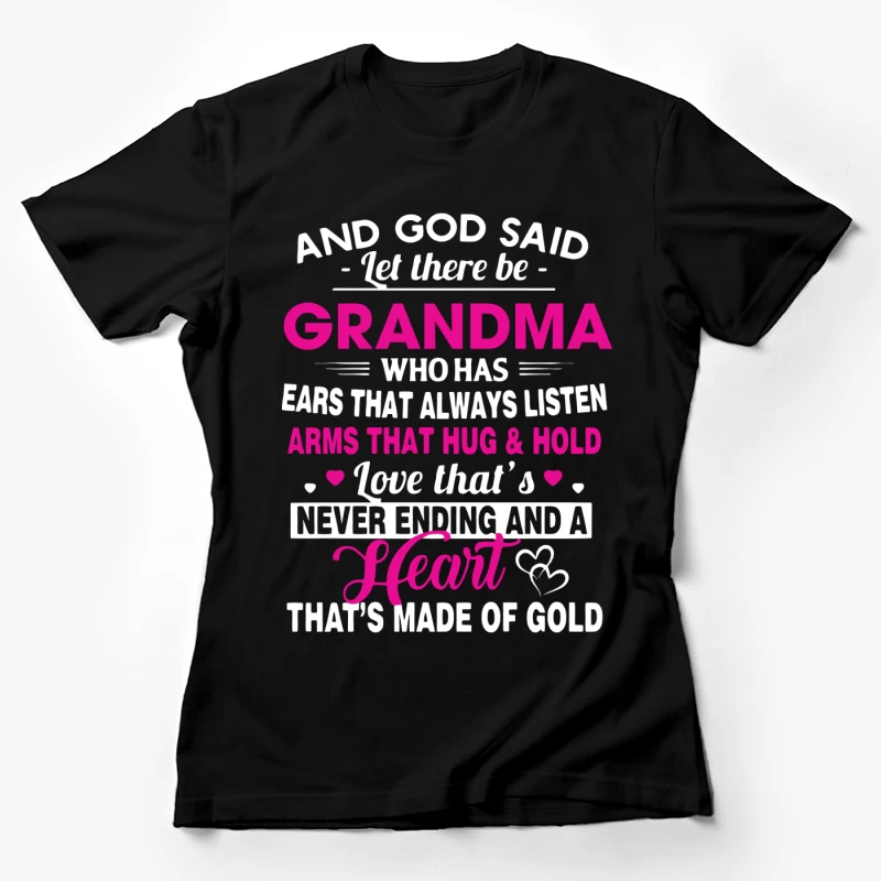 Hommage à une grand-mère avec amour et sagesse Femme T-Shirt