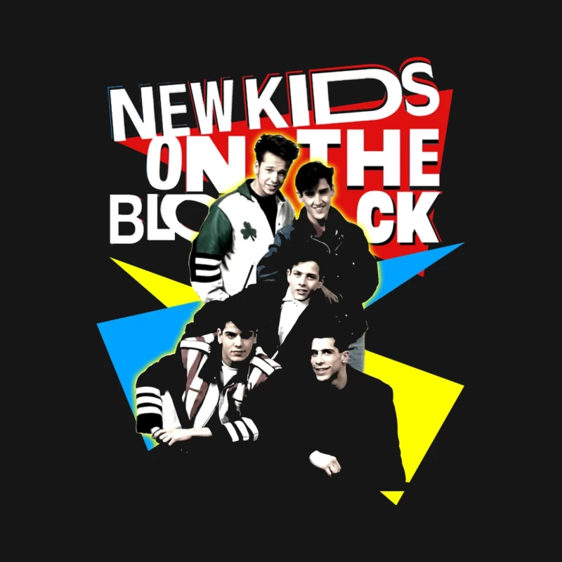 New Kids On The Block Retro Album Art Design Male T-Shirt