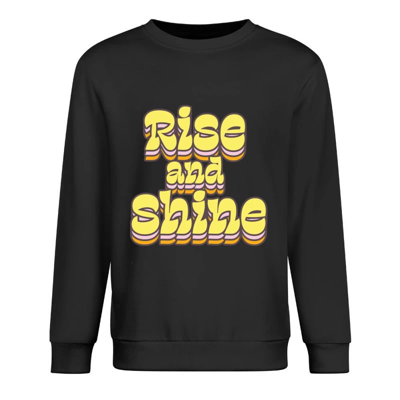 Fröhlicher Morgen Gruß Herren Pullover Sweatshirt