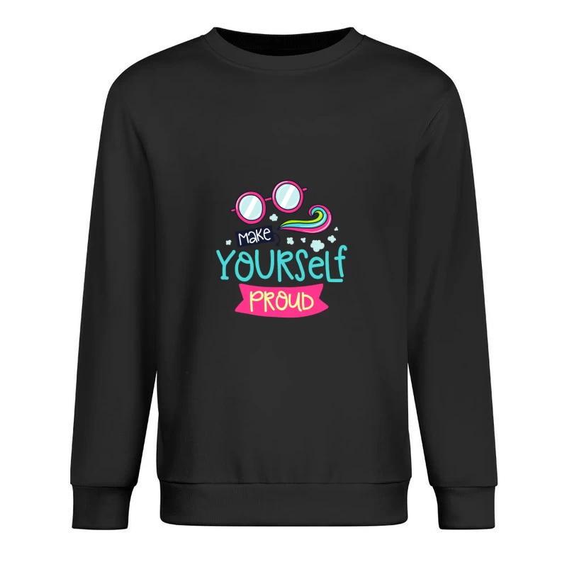 Soyez fier de vous-même avec des lunettes colorées Homme Sweat-shirt à enfiler