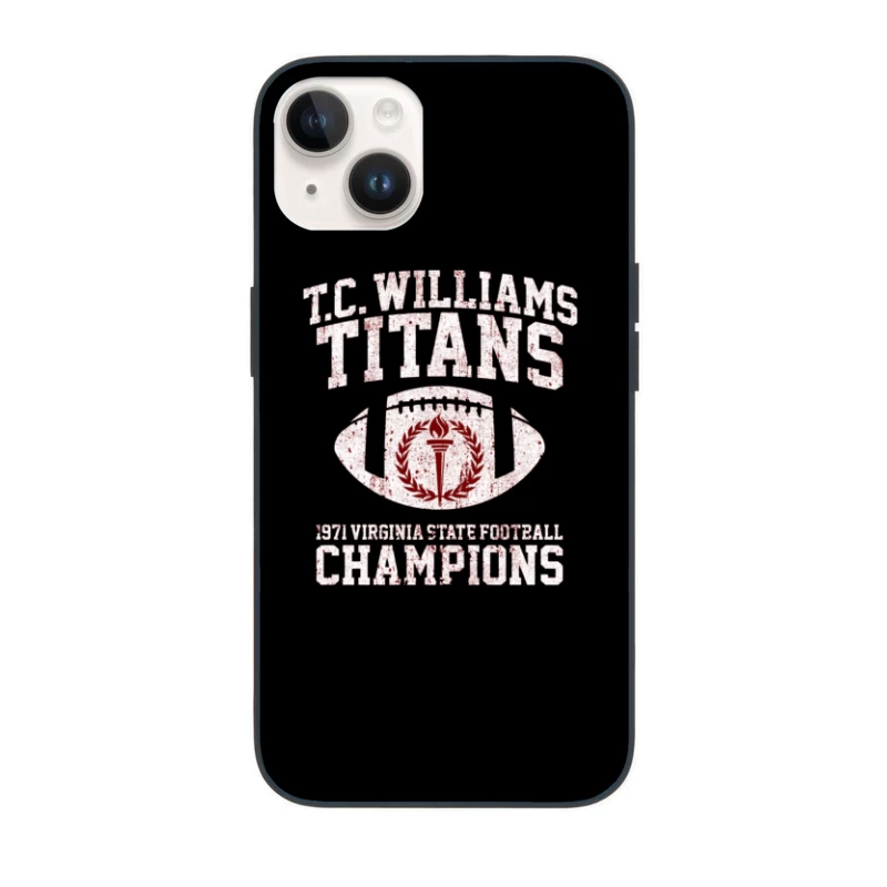 T.C. Williams Titans 1971 Football iPhone Case