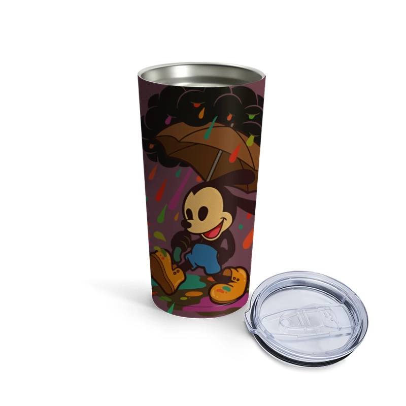 Mickey’s Rainy Day Adventure – Retro Whimsy Travel Mug