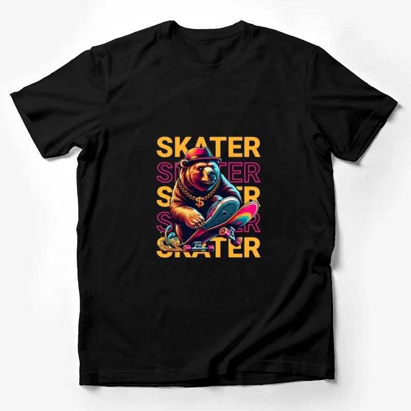 Skater-Bär mit Skateboard Herren T-Shirt