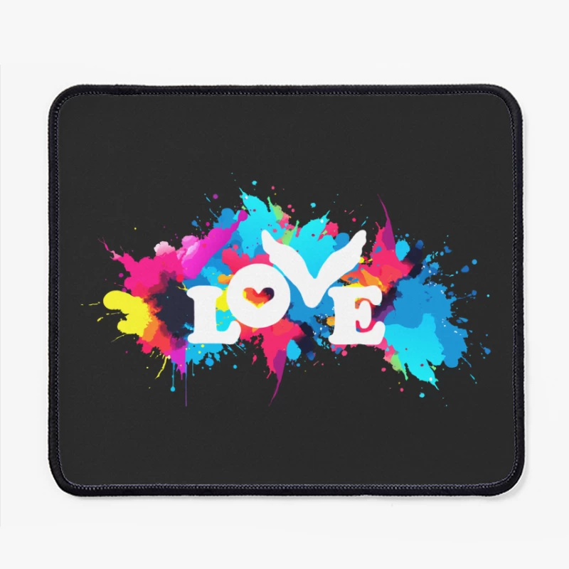 Coldplay Colorful Splash Mouse Pad