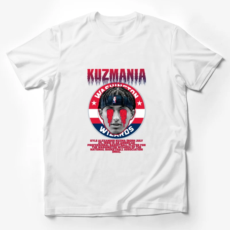 Kuzmania - Kyle Kuzma Artwork Male T-Shirt