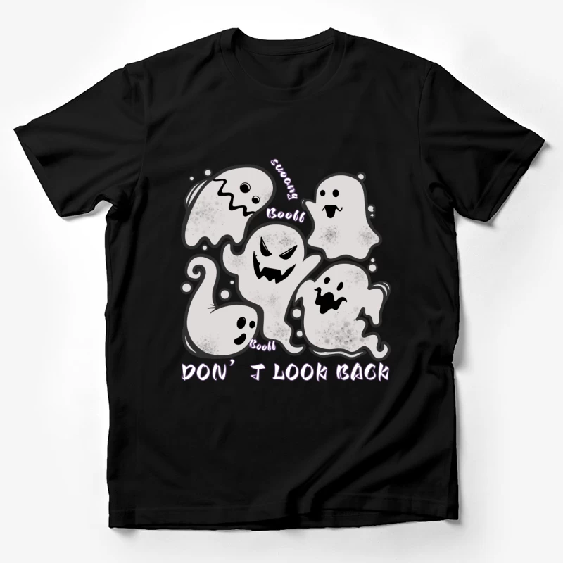 Gruselige Geister sammeln sich Herren T-Shirt