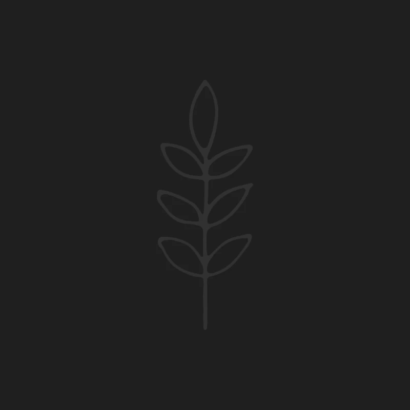 Branche de feuilles minimaliste Homme Débardeur