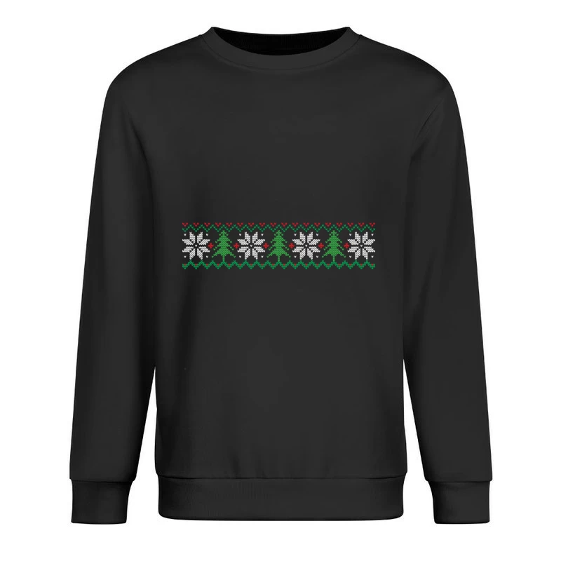 Motif de Noël tricoté Homme Sweat-shirt à enfiler
