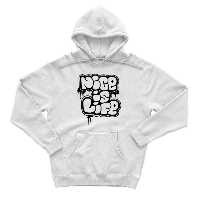 Graffiti-Stil Schriftzug Herren Pullover Hoodie