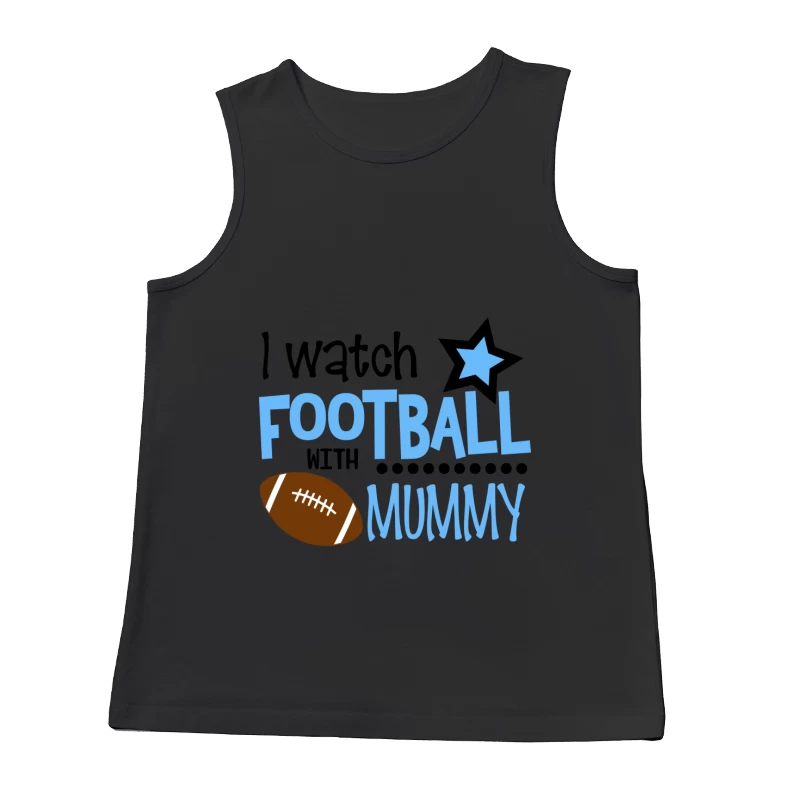 Regarder le football avec maman Homme Débardeur