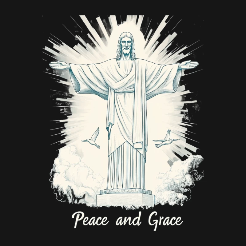 Christ the Redeemer: Iconic Religious Monument of Rio de Janeiro Male T-Shirt
