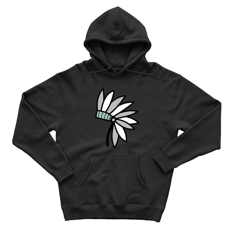 Coiffe à plumes stylisée Homme Sweat à capuche