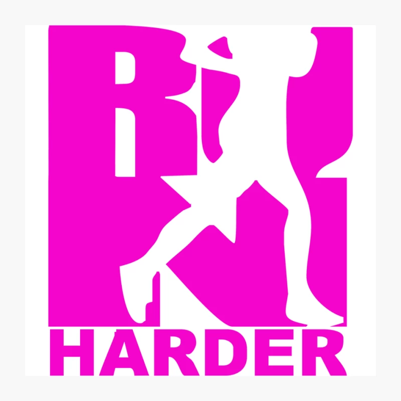 RUN Harder gym workout Pin