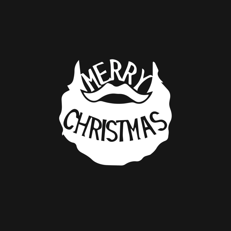 Merry Christmas Santa Beard Desk Mat