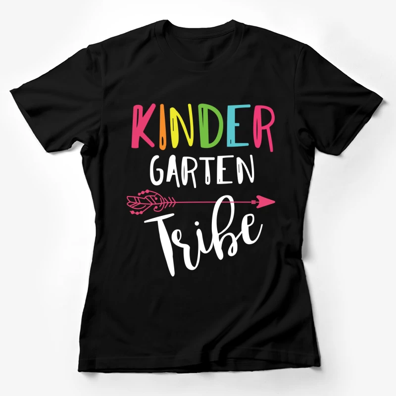 Design coloré - Tribu de la maternelle Femme T-Shirt