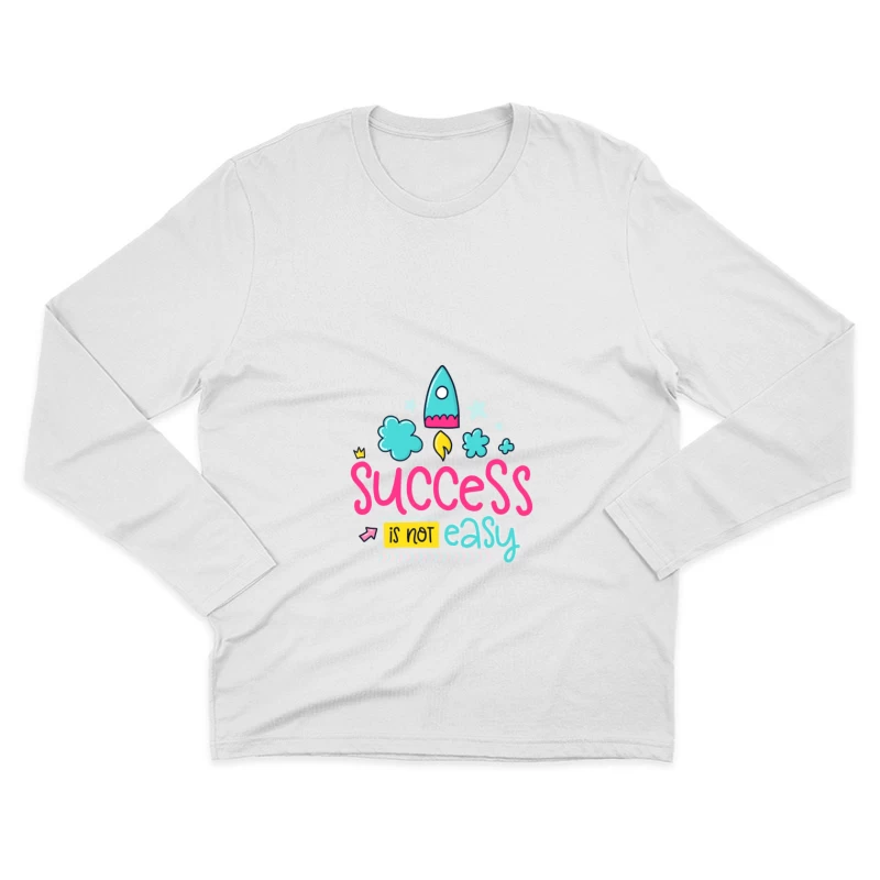 Motivation et Persévérance Homme Manches Longues T-Shirt