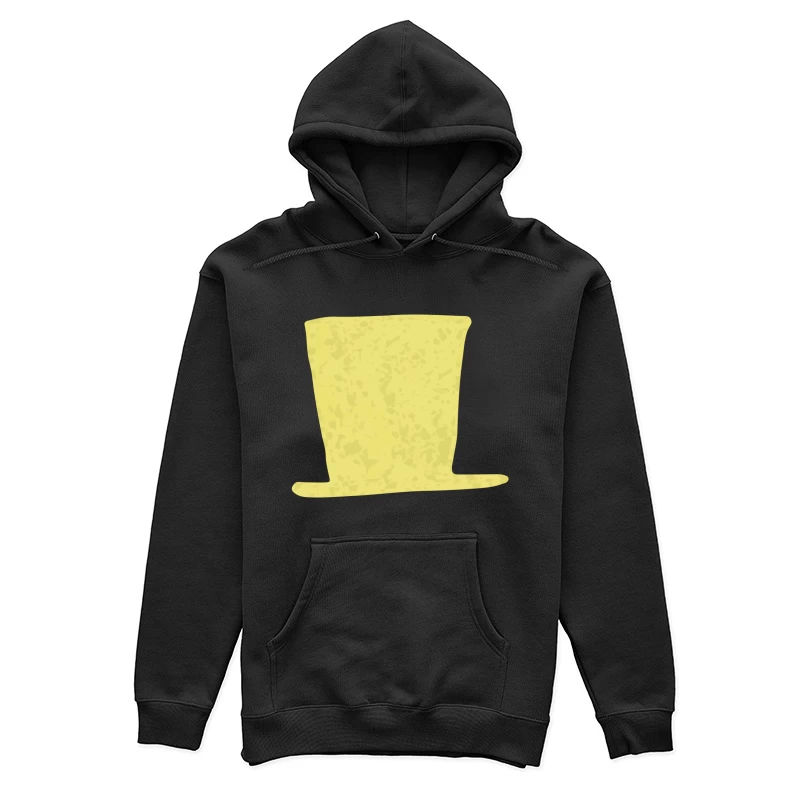 Chapeau haut de forme jaune Femme Sweat à capuche