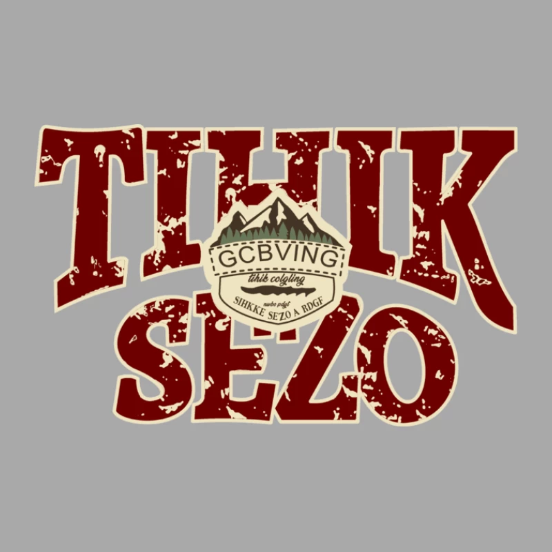 Abenteuerliche Typografie im Retro-Stil Herren Pullover Hoodie