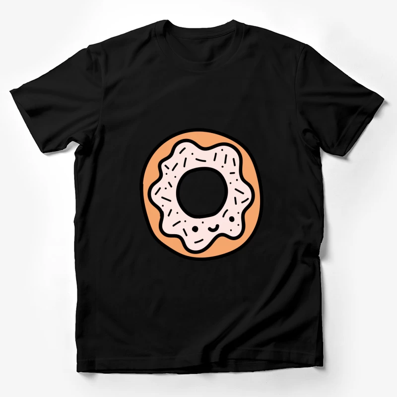 Beignet mignon avec glaçage rose Homme T-Shirt
