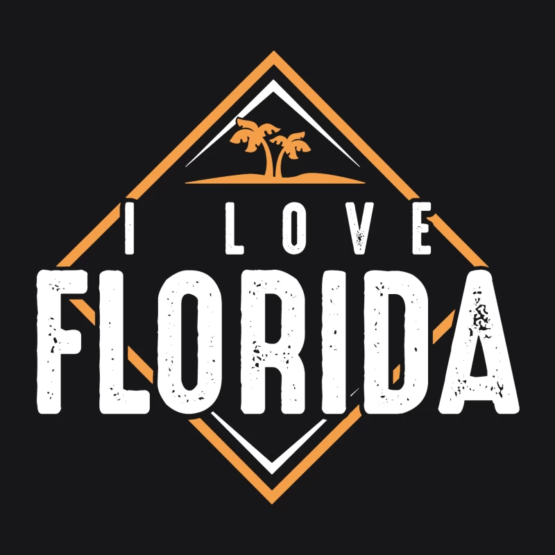 Ich liebe Florida Design Herren Pullover Hoodie
