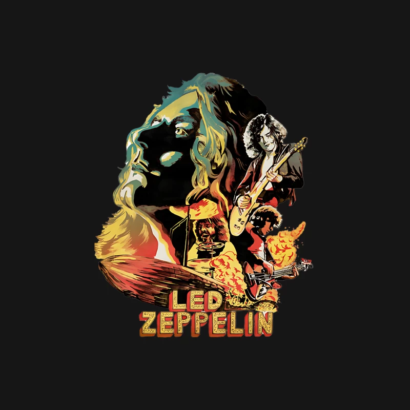 Led Zeppelin Fan Art Mouse Pad