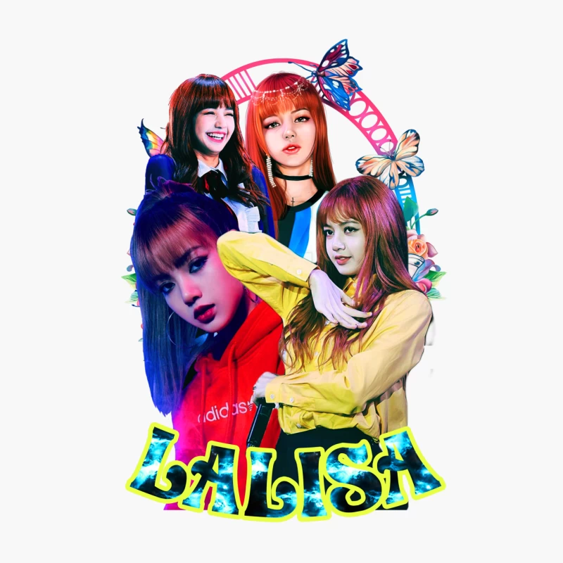 Collage of a K-Pop Female Artist Cotton Tote Bag