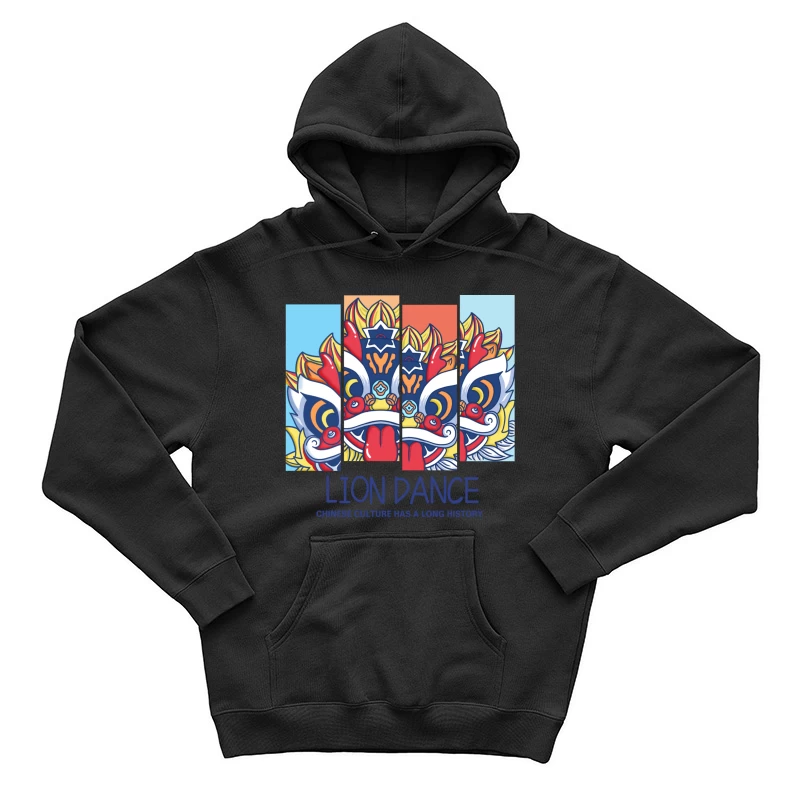 Traditioneller Löwentanz in der chinesischen Kultur Herren Pullover Hoodie