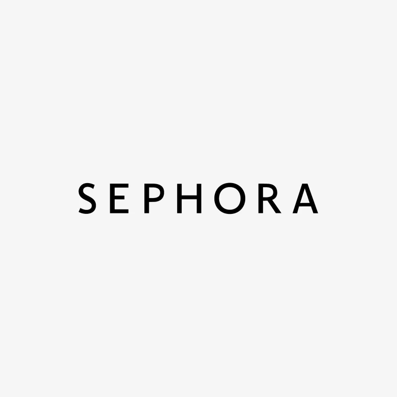 Sephora Black and White Corporate Logo Female Pullover Sweatshirt