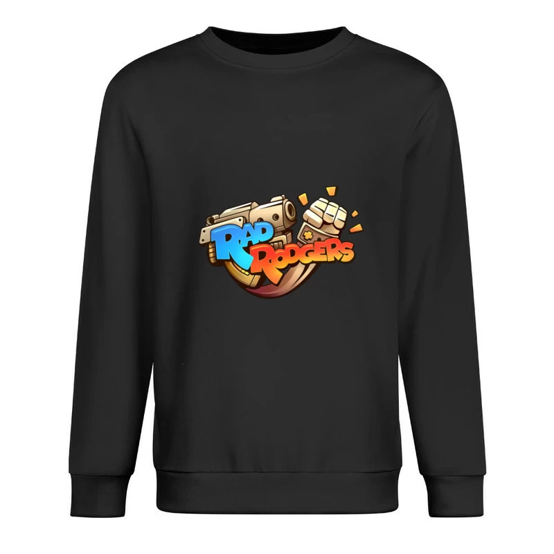 Rad Rodgers Logo mit Pistole und Faust Herren Pullover Sweatshirt