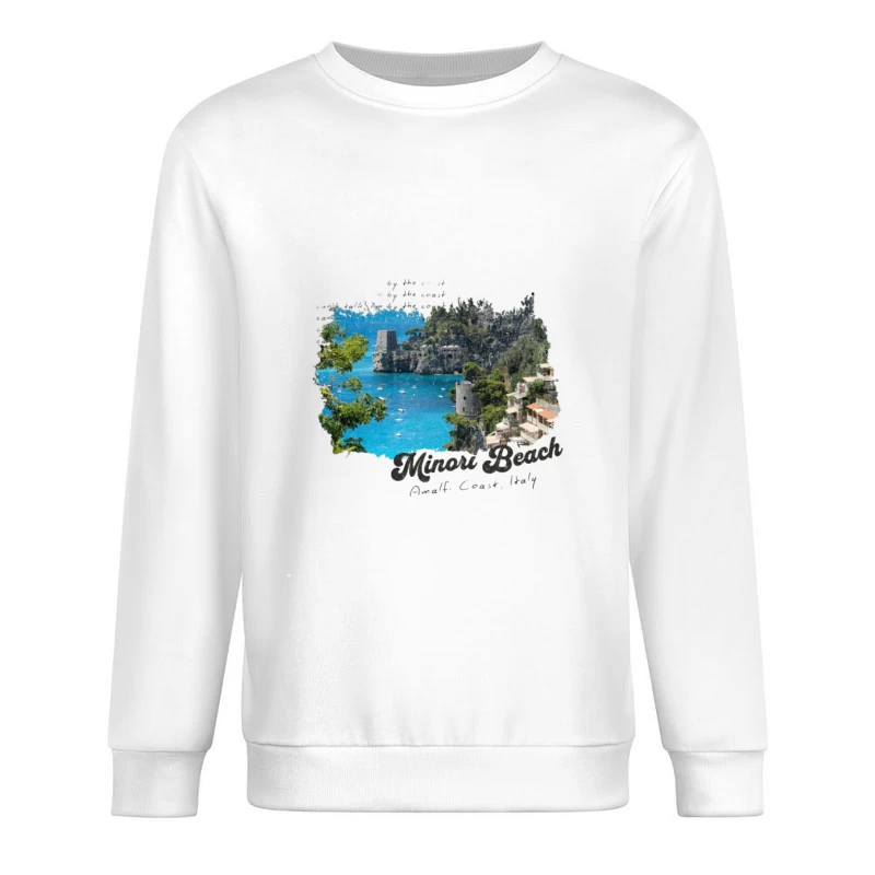 Minori Strand an der Amalfiküste Herren Pullover Sweatshirt