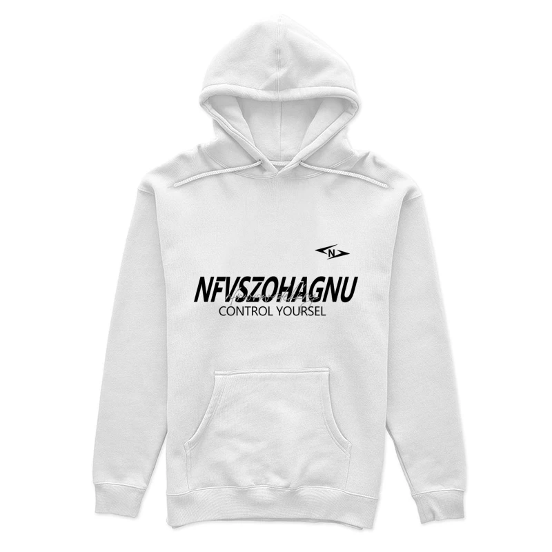 Typografie Kunstwerk mit Motivationsbotschaft Damen Pullover Hoodie