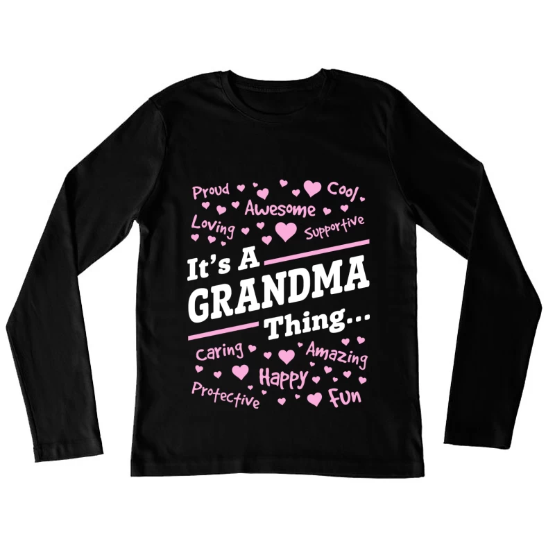 C'est une chose de grand-mère Femme Manches Longues T-Shirt