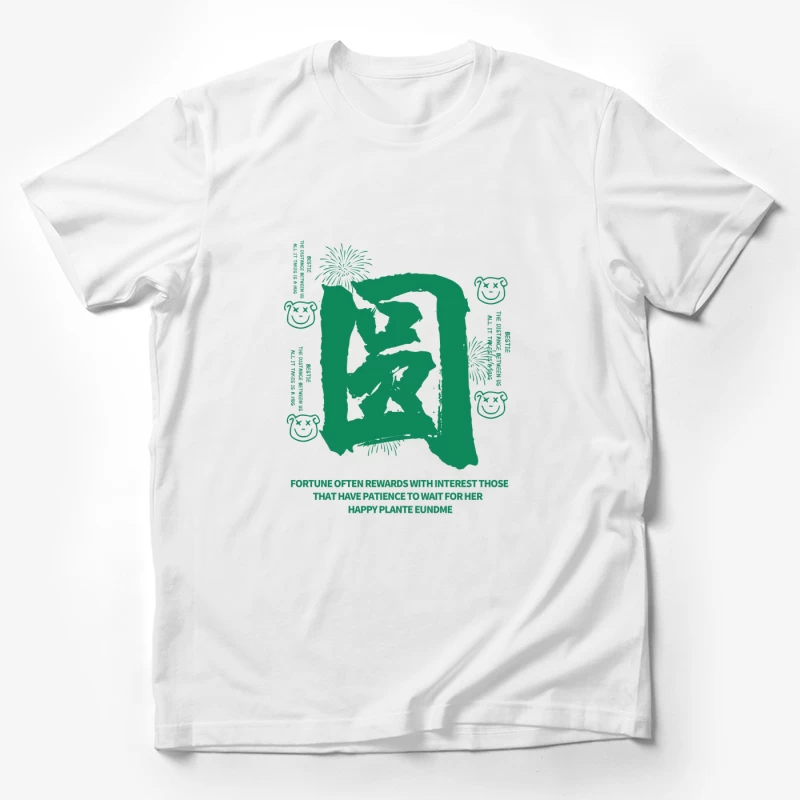 Glückssymbole mit Weisheitsspruch Herren T-Shirt