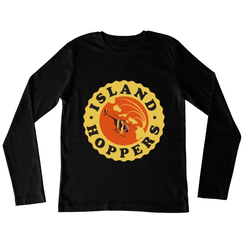 Island Hoppers Retro Female Long Sleeve T-Shirt