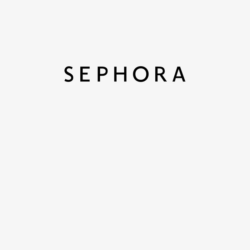 Sephora Black and White Corporate Logo Female Long Sleeve T-Shirt