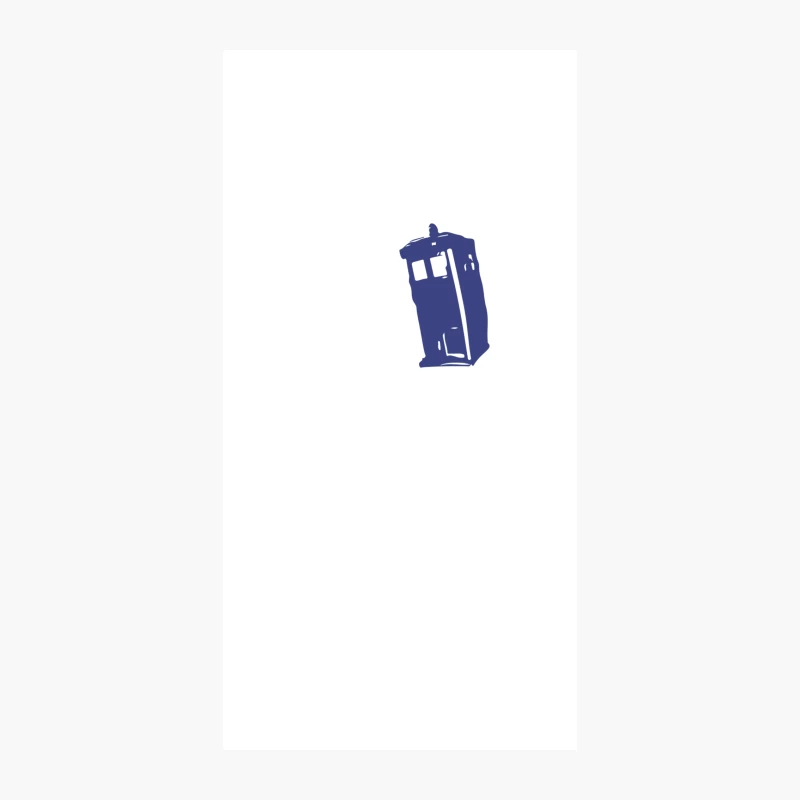 TARDIS: Iconic Blue Police Box from Doctor Who iPhone Case