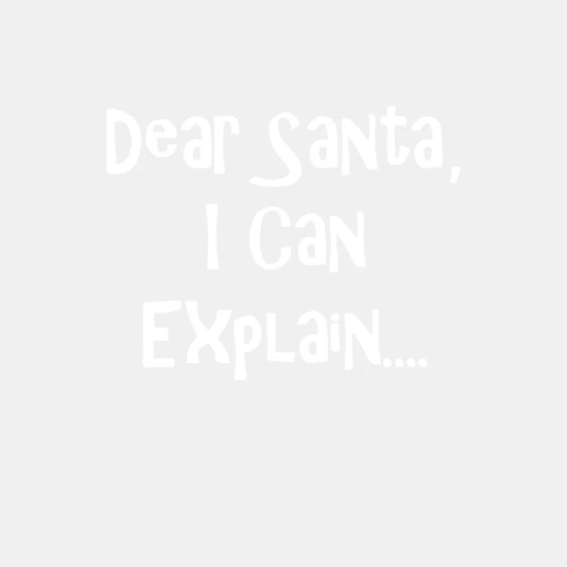 Dear Santa, I Can Explain Male Tank Top