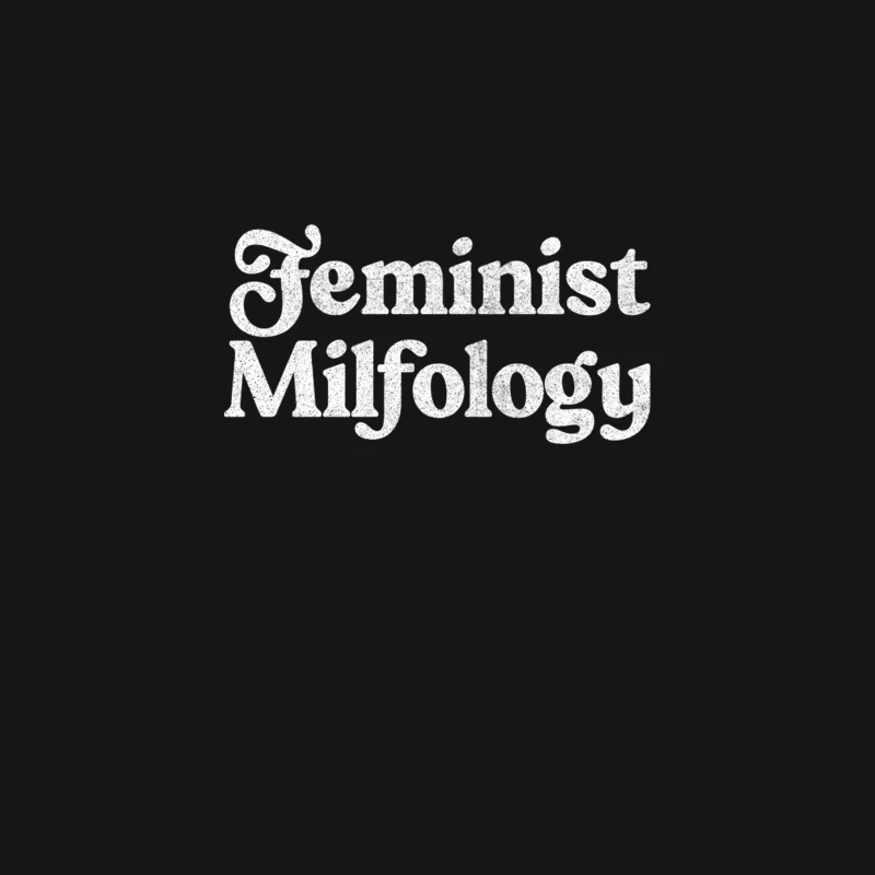 Feminist Milfology  Original Feminist Typography Design Desk Mat